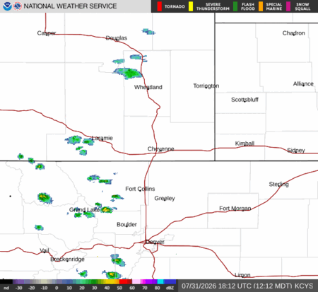 latest image of Cheyenne,WY. radar