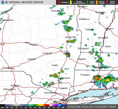 latest image of Albany,NY. radar