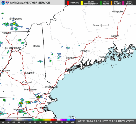 latest image of Portland,ME. radar