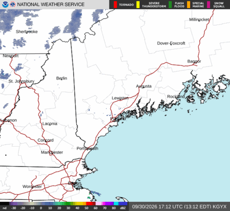 latest image of Portland,ME. radar