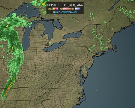 latest image of Northeast radar