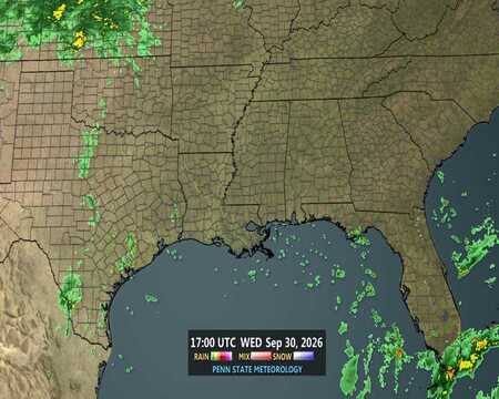 latest image of Southeast radar