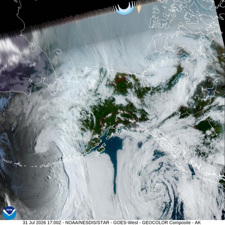 latest image of Alaska geocolor