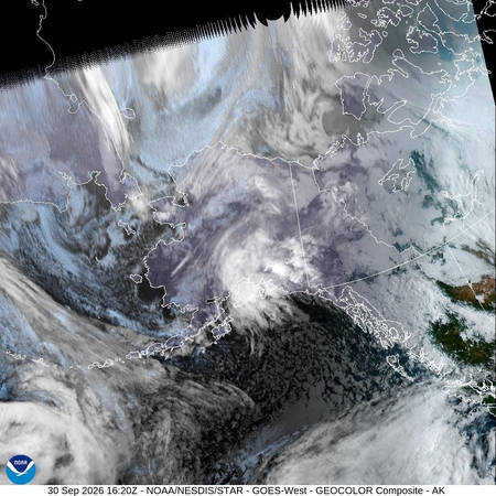 latest image of Alaska geocolor