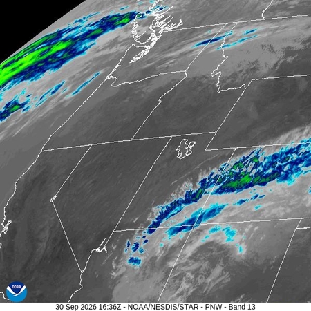 latest image of Pacific Northeast IR