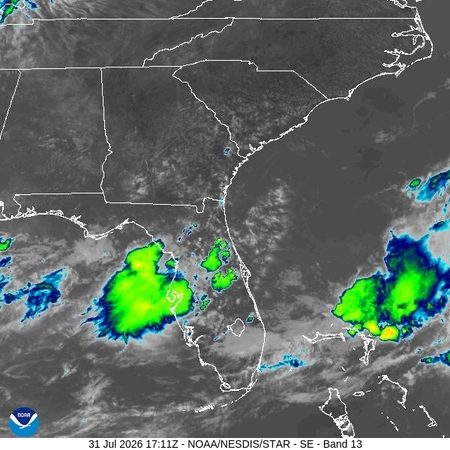 latest image of Southeast IR