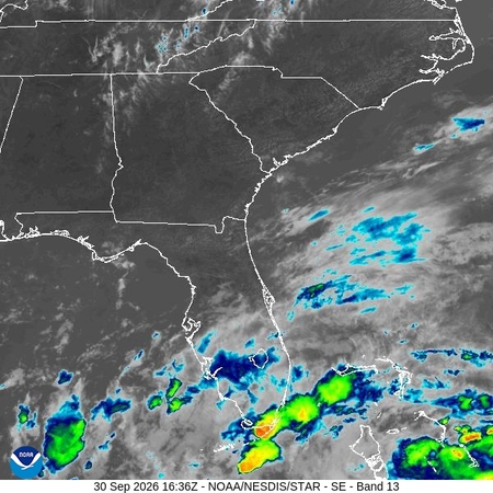 latest image of Southeast IR
