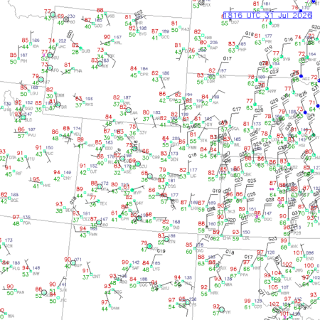 latest image of Denver,CO. obs